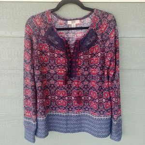 Bohemian Homestead Patriot Longsleeve Top